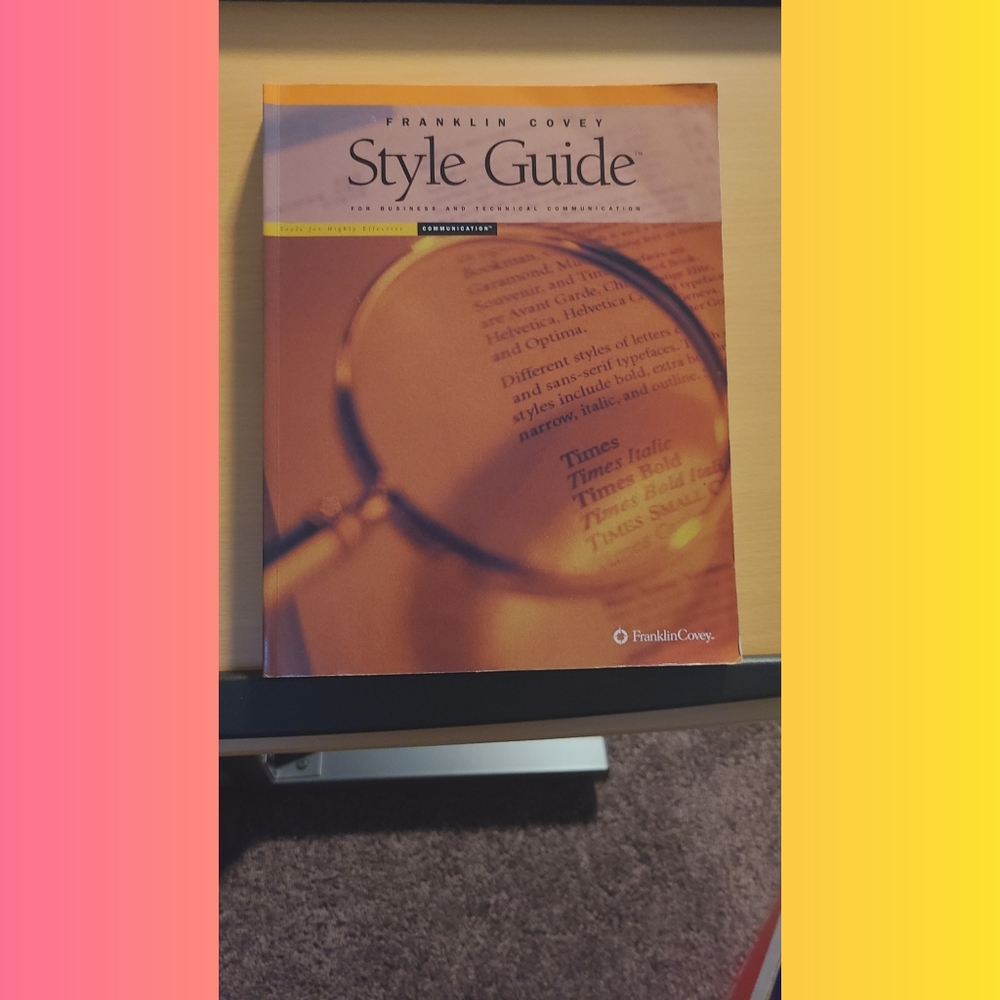Book: Franklin Covey Style Guide